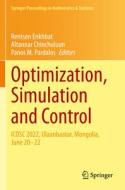 Optimization, Simulation and Control edito da Springer International Publishing