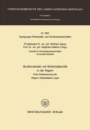 Strukturwandel und Wirtschaftspolitik in der Region edito da VS Verlag für Sozialwissenschaften