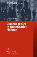 Current Topics in Quantitative Finance di F. Canestrelli, E. Canestrelli edito da Physica-Verlag HD