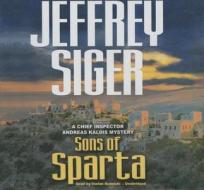 Sons of Sparta di Jeffrey Siger edito da Blackstone Audiobooks