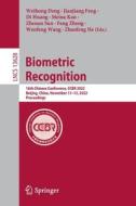 Biometric Recognition edito da Springer Nature Switzerland