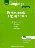 Elements of Language Developmental Language Skills, Sixth Course edito da Holt McDougal