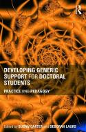 Developing Generic Support for Doctoral Students di Susan Carter edito da Routledge