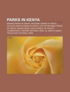 Parks In Kenya: Marine Parks Of Kenya, N di Books Llc edito da Books LLC, Wiki Series