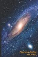 Sermon Notes Journal: Christian Notebook for Men - Galaxies Andromeda di Bigfoot Stationery edito da LIGHTNING SOURCE INC