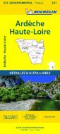 Ardeche, Haute-Loire - Michelin Local Map 331 di Michelin edito da Michelin Editions Des Voyages