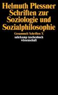 Schriften zur Soziologie und Sozialphilosophie di Helmuth Plessner edito da Suhrkamp Verlag AG