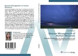 Disaster Management of Human Resources di Michelle Bouillon edito da AV Akademikerverlag