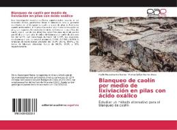 Blanqueo de caolín por medio de lixiviación en pilas con ácido oxálico di Pablo Bustamante Baena, Manuel Julian Barros Daza edito da EAE