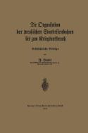 Die Organisation der preußischen Staatseisenbahnen bis zum Kriegsausbruch di Friedrich Seydel edito da Springer Berlin Heidelberg