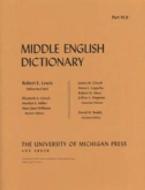 Middle English Dictionary di Hans Kurath, Sherman M. Kuhn edito da University of Michigan Press