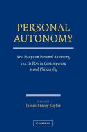 Personal Autonomy edito da Cambridge University Press