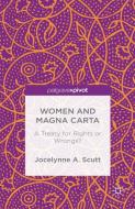 Women and The Magna Carta di Jocelynne A. Scutt edito da Palgrave Macmillan