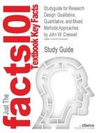 Studyguide For Research Design di Cram101 Textbook Reviews edito da Cram101