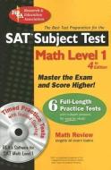 SAT Subject Test(tm) Math Level 1 W/CD [With CDROM] di The Editors of Rea edito da RES & EDUCATION ASSN