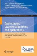 Optimization, Learning Algorithms and Applications edito da Springer International Publishing