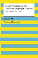 Die Leiden des jungen Werthers. Erste Fassung von 1774 di Johann Wolfgang Goethe edito da Reclam Philipp Jun.