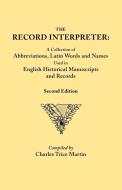 The Record Interpreter edito da Clearfield