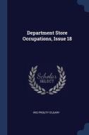Department Store Occupations, Issue 18 di IRIS PROUTY O'LEARY edito da Lightning Source Uk Ltd