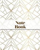 Notebook: Geometric Notebook Journal Diary, 120 Lined Pages, 8" X 10" di M. J. Journal edito da Createspace Independent Publishing Platform
