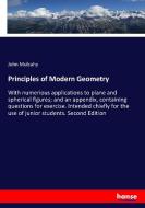 Principles of Modern Geometry di John Mulcahy edito da hansebooks