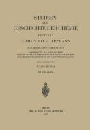Studien zur Geschichte der Chemie Festgabe di Julius Ruska edito da Springer Berlin Heidelberg