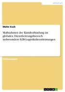 Maßnahmen der Kundenbindung im globalen Dienstleistungsbereich - insbesondere B2B-Logistikdienstleistungen di Malte Koch edito da GRIN Verlag