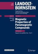 Magnetic Properties Of Paramagnetic Compounds di R. T. Pardasani, Pushpa Pardasani edito da Springer-verlag Berlin And Heidelberg Gmbh & Co. Kg