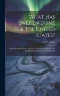 What Has Sweden Done For The United States?: A Brochure Printed And Sold For The Benefit Of The Famine Fund For Northern Sweden And Finland di Lars P. Nelson edito da LEGARE STREET PR