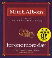 For One More Day di Mitch Albom edito da Hyperion Books