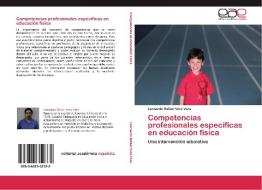 Competencias profesionales específicas en educación física di Leonardo Rafael Vera Vera edito da EAE