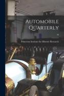 Automobile Quarterly; 50 edito da LIGHTNING SOURCE INC