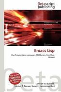 Emacs LISP edito da Betascript Publishing