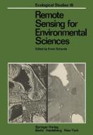 Remote Sensing for Environmental Sciences edito da Springer Berlin Heidelberg