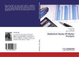 Statistical Study Of Water Analysis di Kamlesh Patel, Kartik Vyas, Mahesh Limbachiya edito da LAP Lambert Academic Publishing