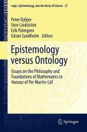 Epistemology versus Ontology edito da Springer Netherlands