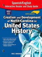 North Carolina Holt Social Studies United States History Interactive Reader and Study Guide edito da Holt McDougal