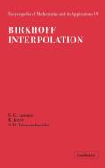 Birkhoff Interpolation di George G. Lorentz, K. Jetter, S. D. Riemenschneider edito da Cambridge University Press