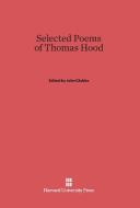Selected Poems of Thomas Hood edito da Harvard University Press