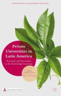 Private Universities in Latin America edito da Palgrave Macmillan US