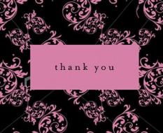 Thank You Cards - Pink And Black edito da New Holland Publishers