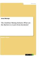 The Zambian Mining Industry. What are the Barriers to Learn from Incidents? di Jonas Mwango edito da GRIN Verlag