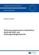 Sicherung angemessenen Arbeitslohns durch das Straf- und Ordnungswidrigkeitenrecht di Catherina Schrell edito da Lang, Peter GmbH