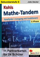 Kohls Mathe-Tandem / Analysis I di Jutta Stecker edito da Kohl Verlag