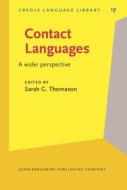 Contact Languages edito da John Benjamins Publishing Co