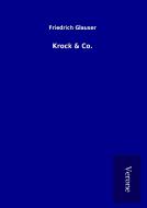 Krock & Co. di Friedrich Glauser edito da TP Verone Publishing