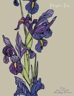 Purple Iris Large 8.5 X 11 2015 Monthly Planner di Jot Spot Stationary edito da Createspace