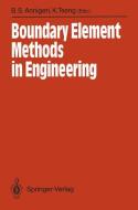Boundary Element Methods in Engineering edito da Springer Berlin Heidelberg
