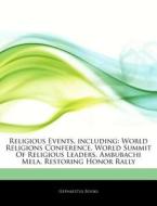 Religious Events, Including: World Relig di Hephaestus Books edito da Hephaestus Books