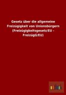Gesetz über die allgemeine Freizügigkeit von Unionsbürgern (Freizügigkeitsgesetz/EU - FreizügG/EU) di Ohne Autor edito da Outlook Verlag